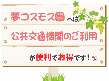 夢コスモス園へは